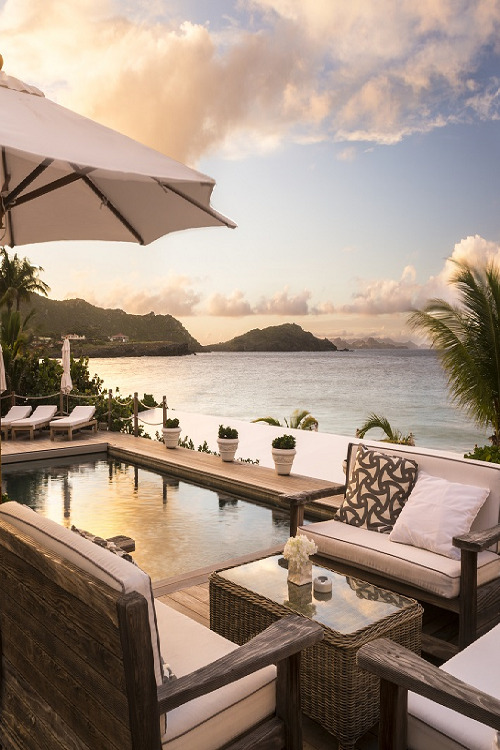 livingpursuit:  Hotel Saint-Barth Isle de France - Carribean Islands