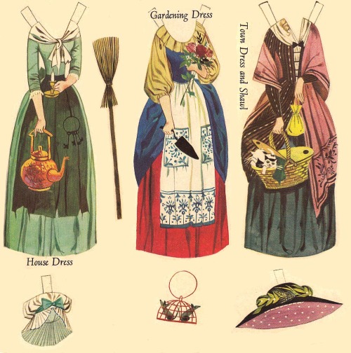 frank-o-meter: Here’s a gorgeous book and paper dolls set by Gordon Laite. I believe it was publishe