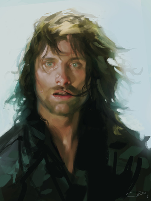 jodeeeart:Just in time for the annual Aragorn. Happy new year everyone! &lt;3