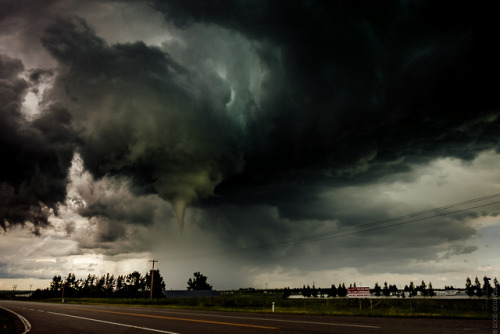 I finally caught my first rope tornado, and first up close and personal tornado–I was on one a