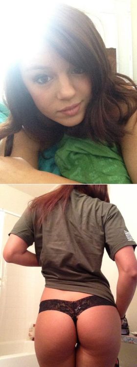 wastetheday:  This chick is hot from both ends…