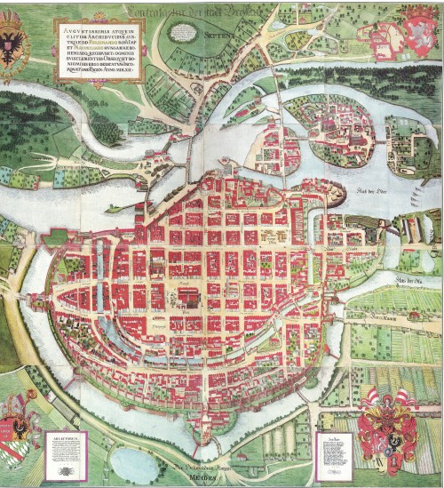 Map of Breslau, 1562.