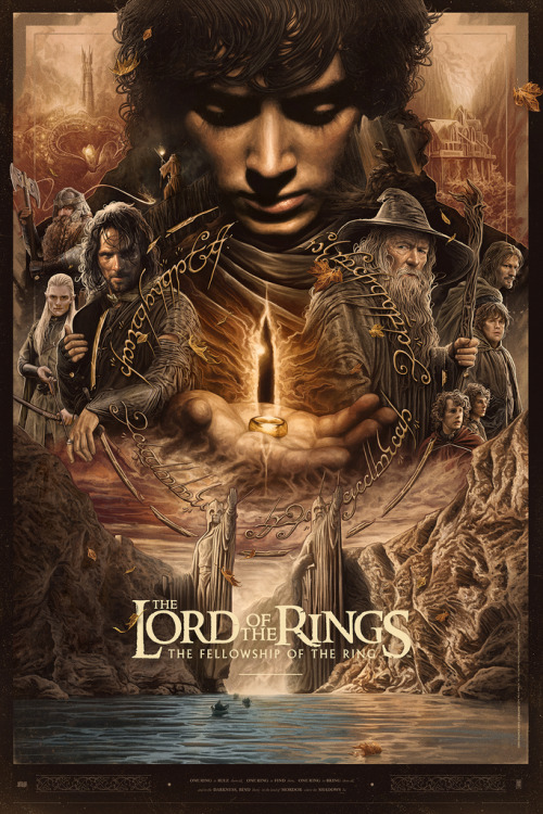 The Lord of the Rings: The Fellowship of the Ring - Created by Jake KontouTimed edition prints avail