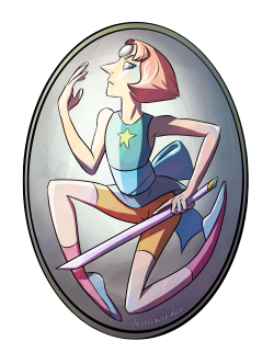 peppermintart:  2nd in the series of gems within their gems. Pearl’s turn.Society6 Link  Sapphire  Ruby  Lapis  Peridot  Rose Quartz  Amethyst  Jasper 