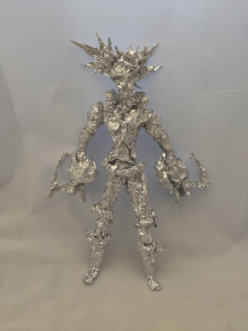 Katsuki Bakugou from My Hero Academia - Aluminum Foil Sculpture 
