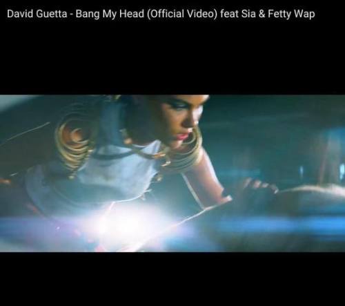  Our Gold Breathe Harness in David Guetta Music Video 