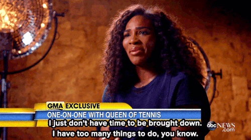 the-afro-goddess:  blackfitandfab:  pseudo-gloriousbastard:  micdotcom:  Watch: Serena Williams isn’t here for your body shaming — and it’s downright inspiring.   Bless this woman💕  I dare anyone to say she’s not a queen  “I have grand slams