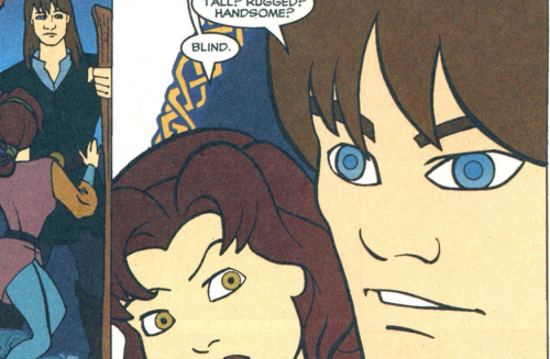 imthemuthafuckingcricket:fuckyeaharthuriana:wow, the Quest for Camelot comic is…. something…There wa