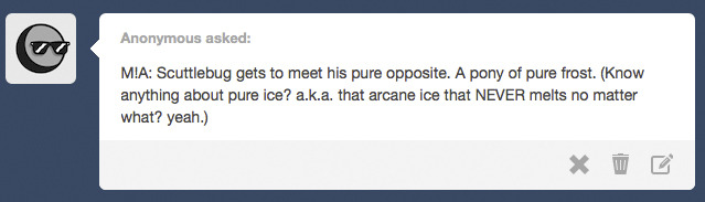 taboopony:  Scuttlebug: man… that looks like it would really hurt… being cold