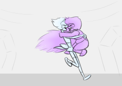 thesketcherlass:    - PART 1 - PART 2 -   Part two of my alt fusion AU comic/animatic thing! I can’t even properly describe to you how much I love drawing Opal and her millions of arms good grief   &lt;3 &lt;3 &lt;3