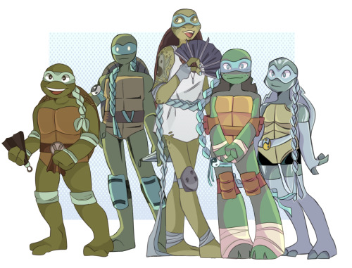 Venus And Jennika Across The Turtleverse