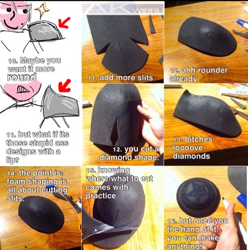 julystorms:   gentlemancrow:  tmirai:  alltheawesomecosplay-deactivate: Foam and Worbla armour MEGA TUTORIAL Tutorial by AmenoKitarou  Super duper awesome and helpful! I am totally going to try this out for my Garrosh cosplay.  YEAH GONNA NEED THIS FOR