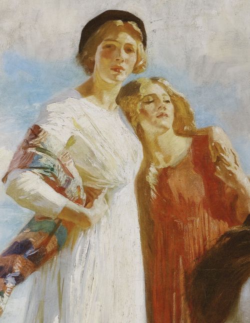 Laura Knight  -  The Flower,  1911  (detail)British, 1877-1970Oil on canvas