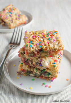 fullcravings: Cake Batter Bars