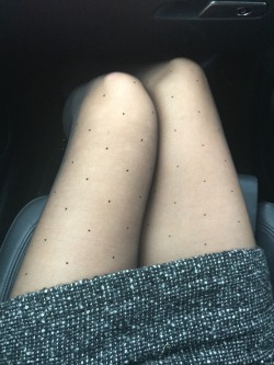 highclass-in-highheels:  Pin dot tights 