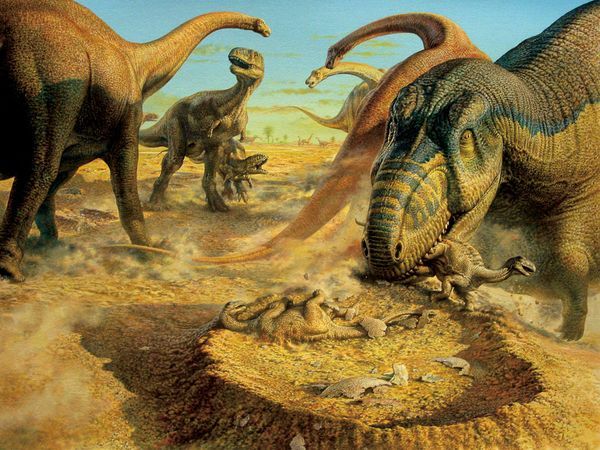 Alien dinosaurs