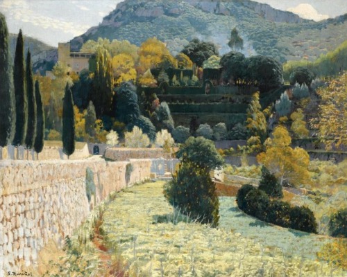 laclefdescoeurs: Terraced Gardens, Sa Coma, Santiago Rusiñol