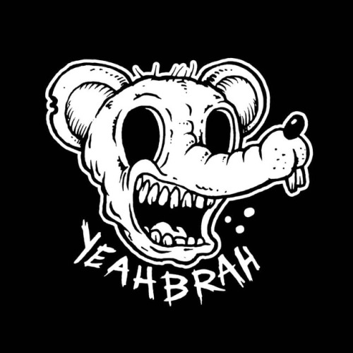 Filthy skate rat logo for @yeahbrah_skate. . . #ratrod #skaterat #logodesign #cartoon #lowbrow