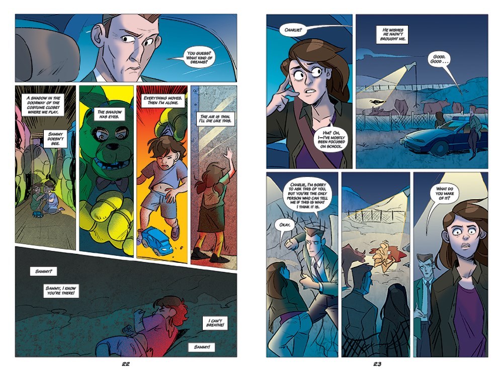 Fnaf The Twisted Ones Graphic Novel Springtrap Cellultra reszi-blog