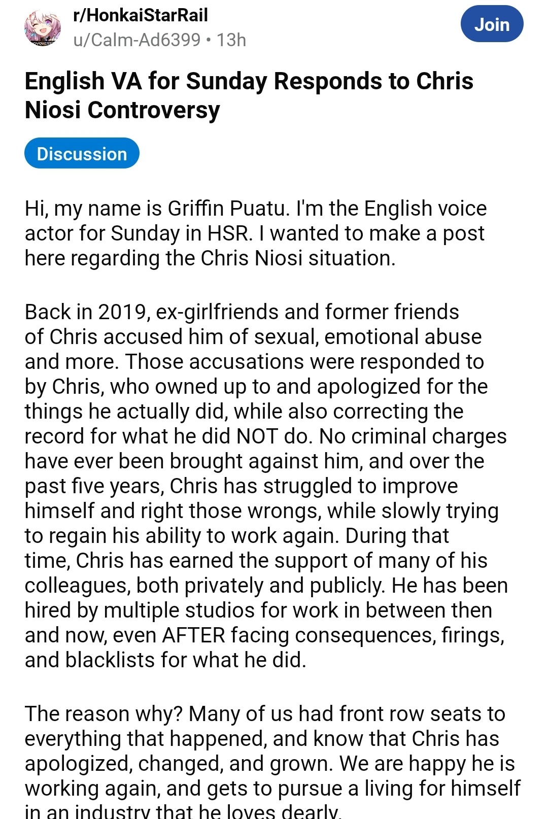 Chris Niosi on Tumblr
