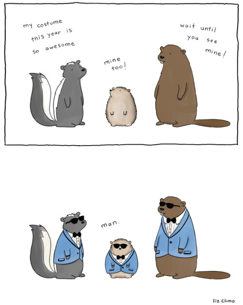 bestof-society6: ART PRINTS BY LIZ CLIMO Breakfast  Super Dad  Groundhog Surprise Party&nb