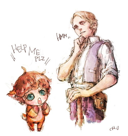 Doodle For SeicartA Deer Will &amp; A Lumberjack Hannibal(Fanart for the Fanfiction &ldquo;이 사슴은 이제 