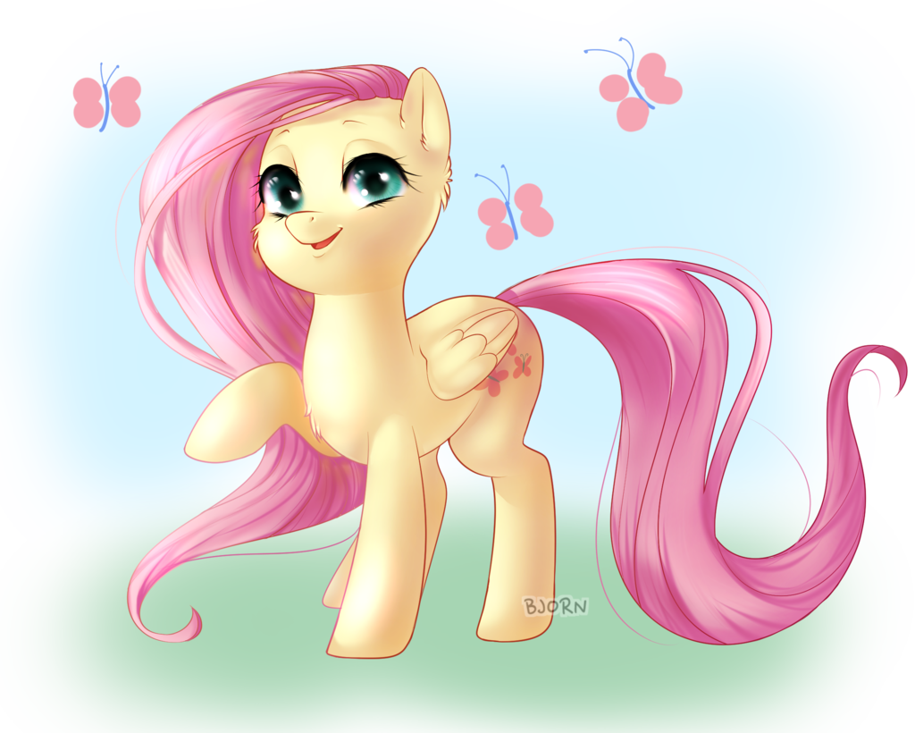 twilightsprinkle:Flutter Nutter Butter by BjornBeast  &lt;3