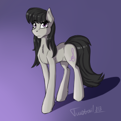 twotail813:  Just colored sketch with Octavia.