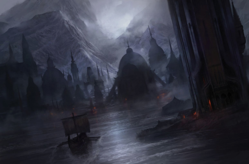 lordbryndenrivers: The World of Ice and Fire Art - Asshai-by-the-Shadow Yet the population of Assha