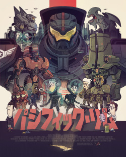 the-beast-is-back:  My love letter to Pacific Rim. 16x20” Standard (Edition of 100)Variant (Edition of 30) Releases tomorrow (8/30) at 10am PSThttp://store.thebeastisback.com/pacific-rim 