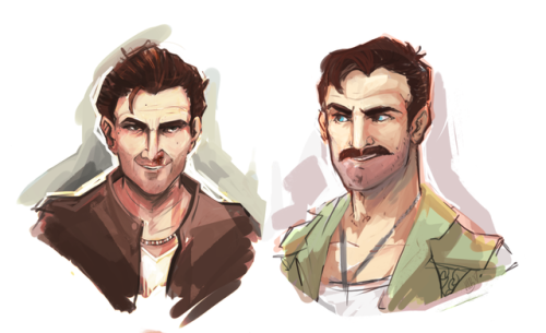 I spent too much time doing rough approximations of uncharted characters lmao