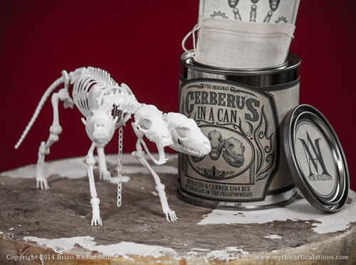 wickedclothes: This digitally sculpted Cerberus skeleton is extremely versatile – it contains 