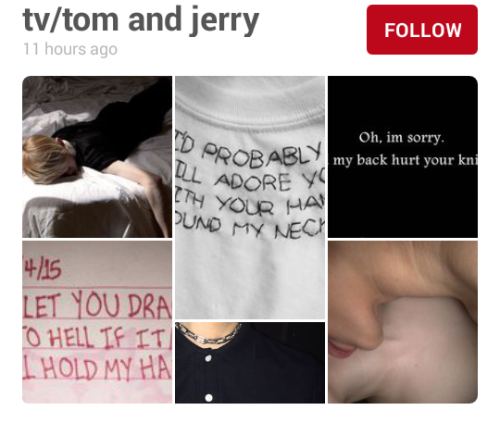 neyruto - someone made an…an aesthetic board for tom and jerry? ...