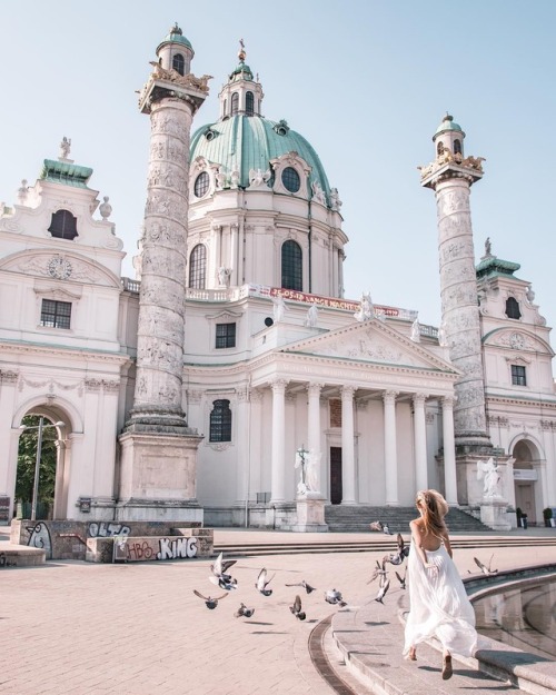 venusverticordias:Karlskirche, Vienna, Austria by Topolindra