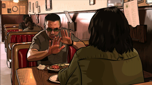 natehoodreviews:  A Scanner Darkly (2006) Dir. Richard Linklater 