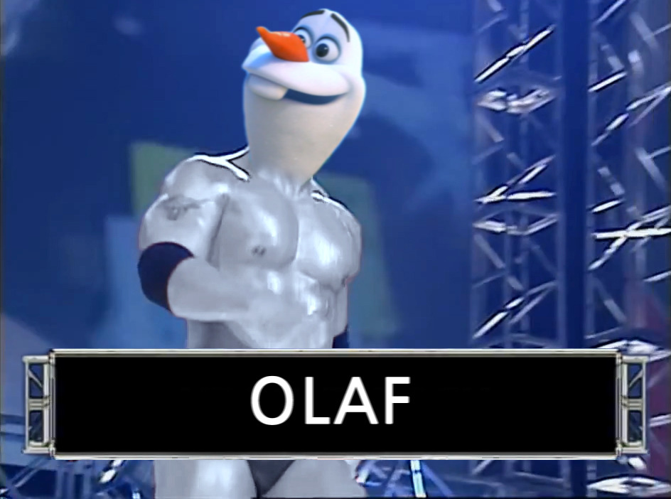 constable-frozen:  olaf vs marshmallow  STOP