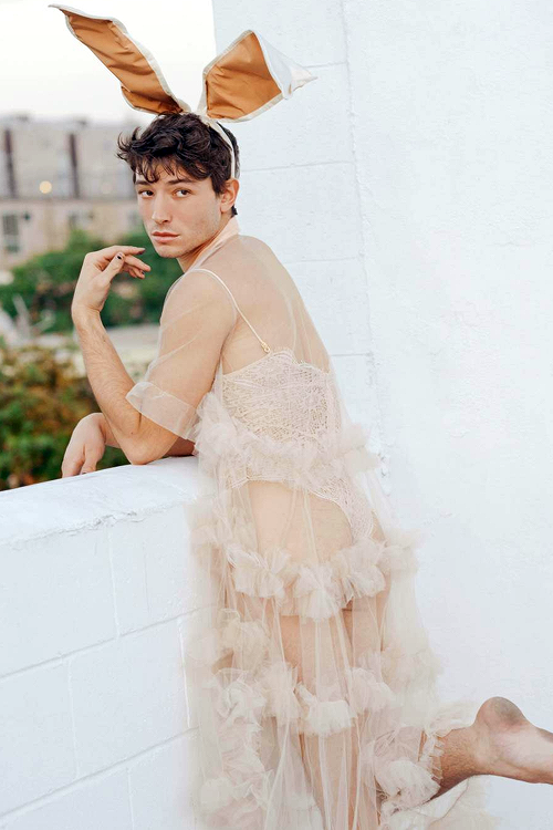 thekinkygrad: leia-organa:   Ezra Miller photographed by Ryan Pfluger for Playboy (2018).    I could only hope to look this good in heels 