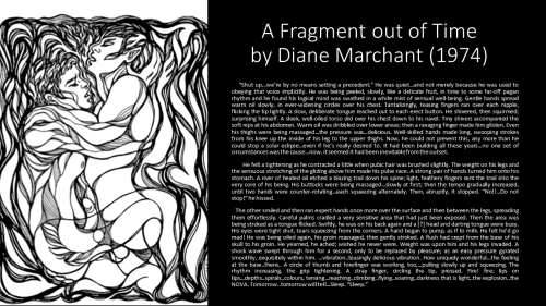 pywren:Here’s a history lesson for you: A Fragment out of Time by Diane Marchant, widely regarded as