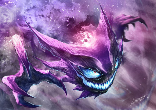 artworksforall:  The evolutions of gastly  by kokodriliscus