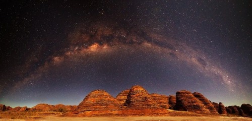 Milky Way over the Bungle Bungles in Western Australia