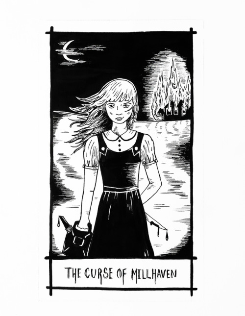 New Nick Cave tarot illustration! The Curse of Millhaven.“… . .”