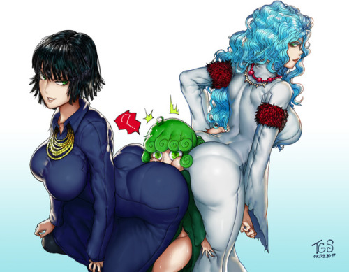 Porn photo thegoldensmurf:Tatsumaki in trouble (w/ Fubuki