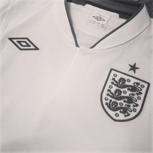 swissstash - The last England shirt to by made by #Umbro before...