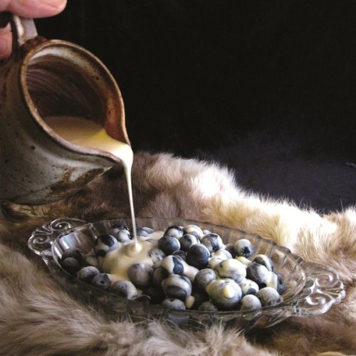 Literary Recipes — Iced Blueberries in Sweet Cream&ldquo;From the Lord Commander&rsquo