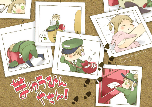 sweet-land-of-libertea: Cover + sample from Mashiro’s bitty-demon-postman!England 擬人化王国7 