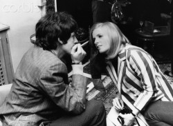 thebeatlesordie:  The very first and very last pictures of Paul &amp; Linda together. 