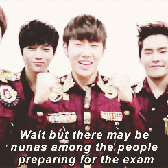 eteru:  Infinite supports students taking college entrance exams