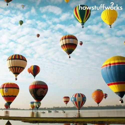 howstuffworks: Up, up and away, it’s Hot Air Balloon Day! Hot air balloons are based on a very