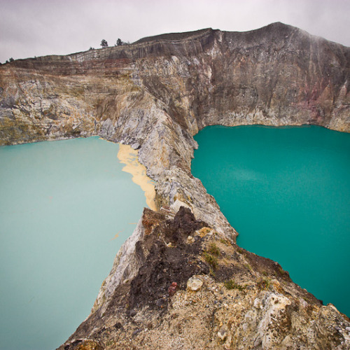 The multicoloured lakes of Mount Kelimutu, IndonesiaBelieve it or not, but these lakes really ARE th