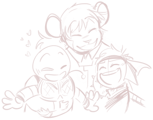 The “Bodyguards” group, because I love them so much!(Bob and Rad by @fablegate, Johan by @oddwyn)
